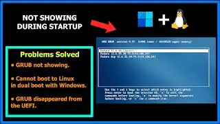 Fix GRUB not showing after DUAL BOOTING with Windows 🛠️