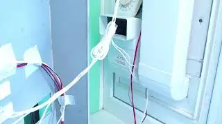 Do-it-yourself air recuperator made of paper and work in winter