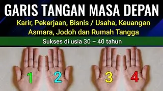 NASIB MASA DEPAN DILIHAT DARI GARIS TANGANMU❗Ini Artinya