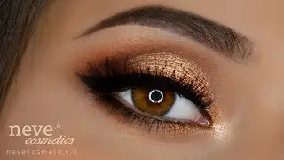Golden makeup tutorial & Summer vibes - Neve Cosmetics