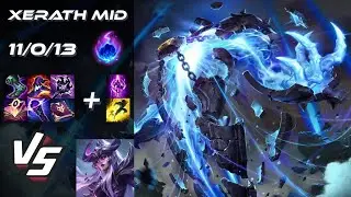 MID Xerath vs Syndra - EU Grandmaster Patch 14.17