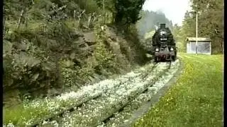 Dampflokeinsatz auf der Oberlandbahn / am 4. & 5.Mai 1998