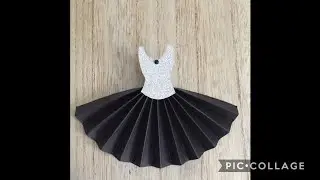 TUTO SCRAP robe en papier