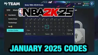 *WORKING* 2 LOCKER CODES IN NBA2K25 MY TEAM JANUARY | 2K25 LOCKER CODES