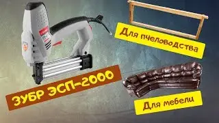 Скобозабивной пистолет ЗУБР ЗСП-2000. Для пчеловодства, для мебели.