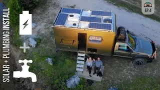 Ep4 Sistema eléctrico y de plomería independiente para una pequeña casa en un camión todoterreno