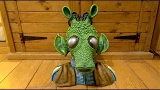 How to Make GREEDO Head From STAR WARS Using MILLIPUT