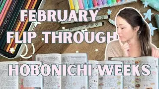 Flip Through my Hobonichi Weeks - February 2024