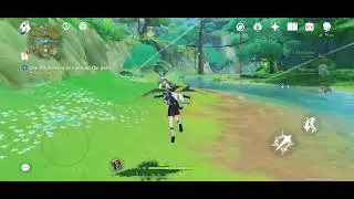 Wanderer flying - Genshin Impact