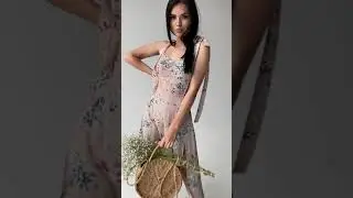 Нежный сарафан из натурального тонкого льна