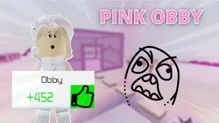 Kali pertama mencipta *PINK OBBY* di OBBY CREATOR (memes)