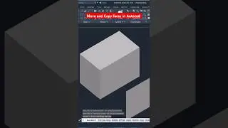 Move and Copy faces in Autocad 