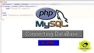 How to Connect database with php