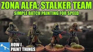 Speed Painting a Zona Alfa Team - Simple Stalkers [How I Paint Things]