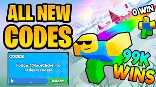 *NEW* ALL WORKING WINTER UPDATE CODES FOR RACE CLICKER IN 2024! ROBLOX RACE CLICKER CODES