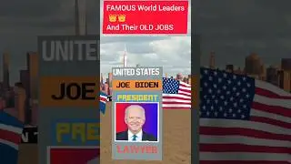 Famous World Leaders and their Old Jobs #viralvideo #shortsvideo