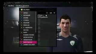statistiche dei giocatori del irlanda su pro evolution soccer 2010