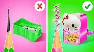 Poor vs Rich School Hacks and Supplies! Unique Gadgets For Lazy and Smart Students by 123 GO!