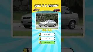Qual é o carro ? #carro #quiz #adivinha  #curiosidades #qualeonome