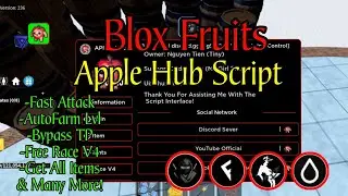 [⛩️ KITSUNE ⛩️] Blox Fruits AppleHub SCRIPT (Pastebin) 2023 | FASTEST ATTACK, AUTOFARM, & MORE!