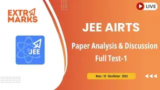 JEE AIRTS Full Test - 1 Question Paper Analysis and Discussion.