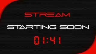 Stream Starting Soon 4K Red