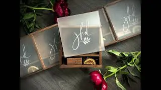 Wedding Photography USB Frosted 6x4 Photo Album Box Memory Keep Sake Gift