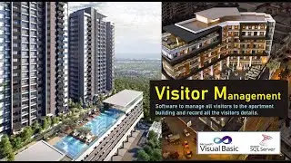 Visitor Management vb.net project with SQL server database | How to make project | VB192 