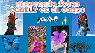 🦋IMITANDO FOTOS TUMBLR EN EL CAMPO🍃(PT.2) |ROSI PINK