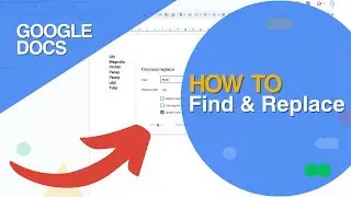 How To Find And Replace Words In Google Docs