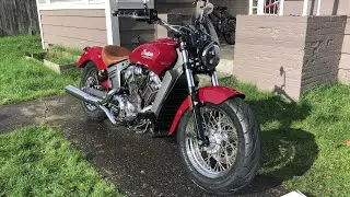 Indian Scout - Flyscreen Install