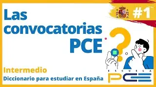 Las Convocatorias de exámenes PCE ⭐️ Escuela PCE