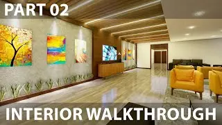 Interior Walkthrough - Office Interior - part 02 - lakshan 3D