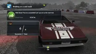 TDU2 C4 Licence Test 4 - Braking on a Wet Track