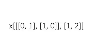 integer array indexing in PyTorch