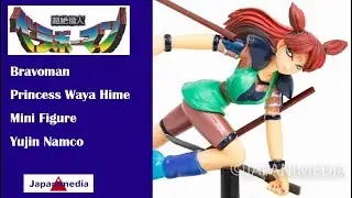 Bravoman Princess Waya Hime Mini Figure Yujin Namco ベラボーマン わや姫 ミニフィギュア