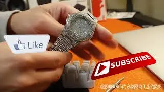 How I adjust my watch Links/Band! (ICED OUT WATCH!) $20! 🔥💪
