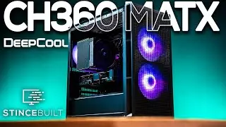 NEW! Deepcool CH360 MATX PC BUILD!