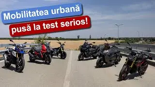 Șase modele BMW Motorrad pentru mobilitate urbană testate pe circuit