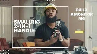 Using a SmallRig Handle with 2-in-1 locating screw alongside my Smallrig Wireless controller (Lite)