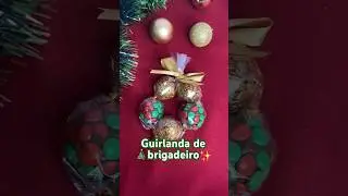 TENDÊNCIA NATAL 2023: GUIRLANDA DE BRIGADEIRO #natal2023 #tutorial #brigadeiro #façaevenda #dicas