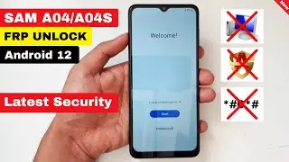 Samsung A04/A04s FRP Bypass Android 12 Without Pc || Samsung A045F/A047F FRP/Google Lock Bypass