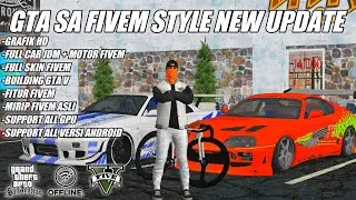 GTA SA FIVEM STYLE HIGH FULL MOD MOBIL & MOD MOTOR + FULL SKIN TERBARU‼️ GTA SA FIVEM UPDATE TERBARU