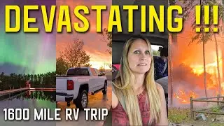 SAVED A DOG FROM A FIRE | RUNNING FROM TORNADOES IN AN RV | RARE AURORA IN MAINE  S9 || Ep 216