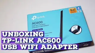 TP-Link AC600 - Budget & Fast USB WIFI Adapter unboxing
