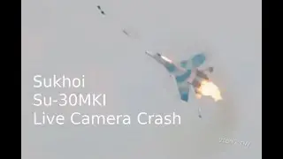 Sukhoi Su-30 Fighter  Live Crash at Paris Air Show, | Russian Air Force