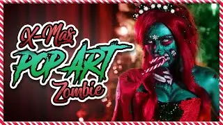 X-Mas POP-ART Zombie || FACE PAINTING
