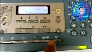 How to Reset canon photocopy machine ir2018 | Daily new solutions | 