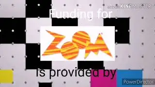 Zoom funding credits with cartoon network check it 1.0 assets using modern logos
