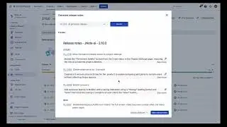 AI generated release notes for Jira:  www.releasenoteaigen.com